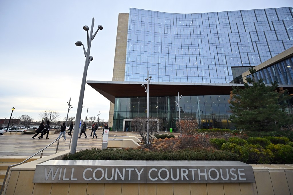 The Will County Courthouse is shown on Thursday, Jan. 8, 2026, in Joliet, Illinois.
