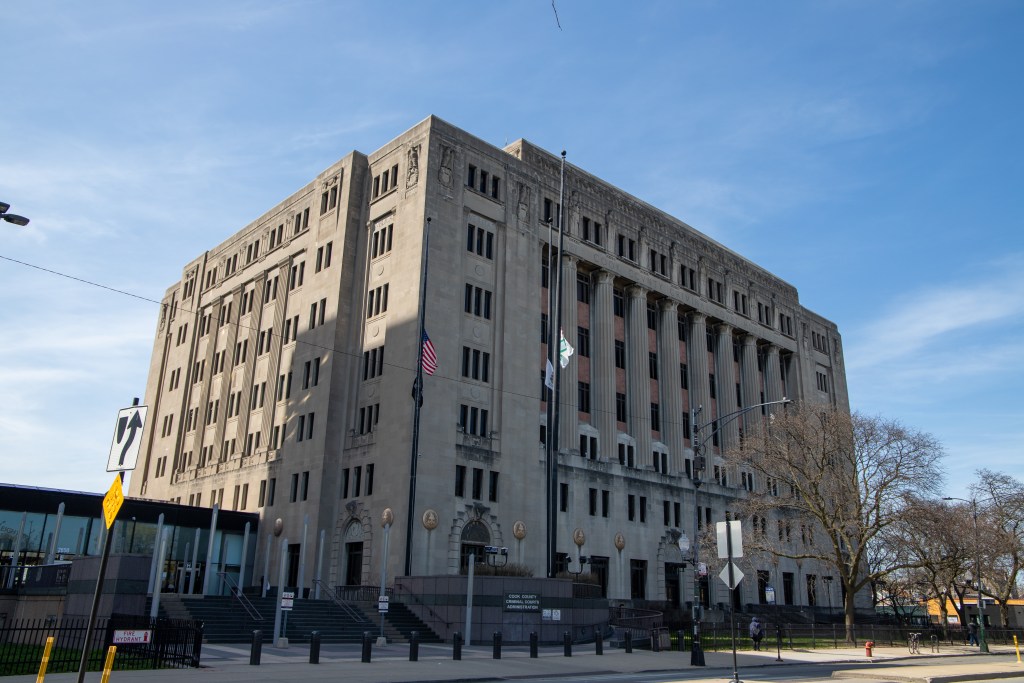 Cook County's George N. Leighton Criminal Courthouse is pictured in April 2025.